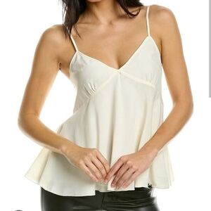 Rebecca Taylor Silk Cami Off White Essential